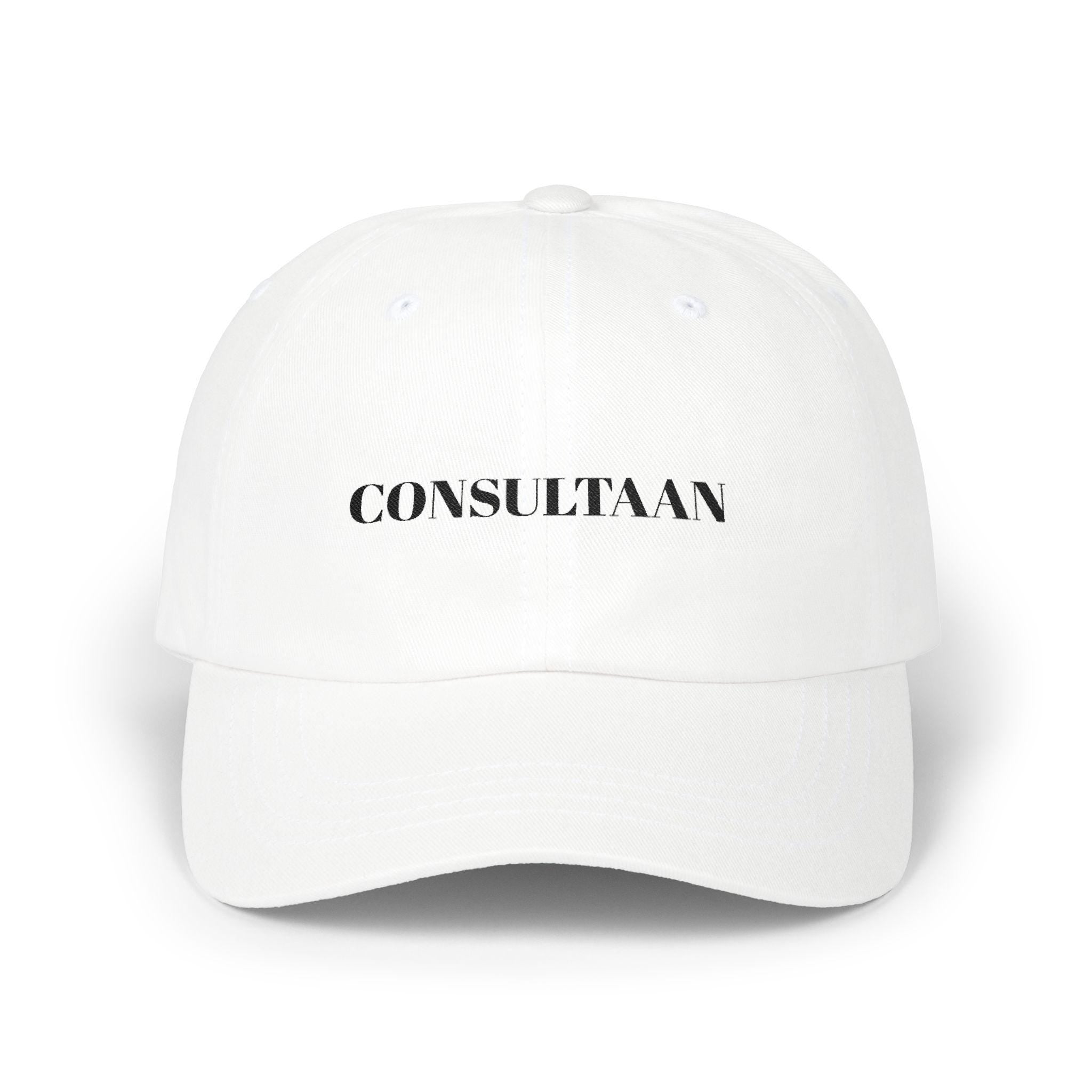 Consultant Logo Classic Dad Cap, Unisex Baseball Hat, Men Women Snapback, Trendy Headwear, Casual Gift Idea, Present, Holiday, Golf, Organic