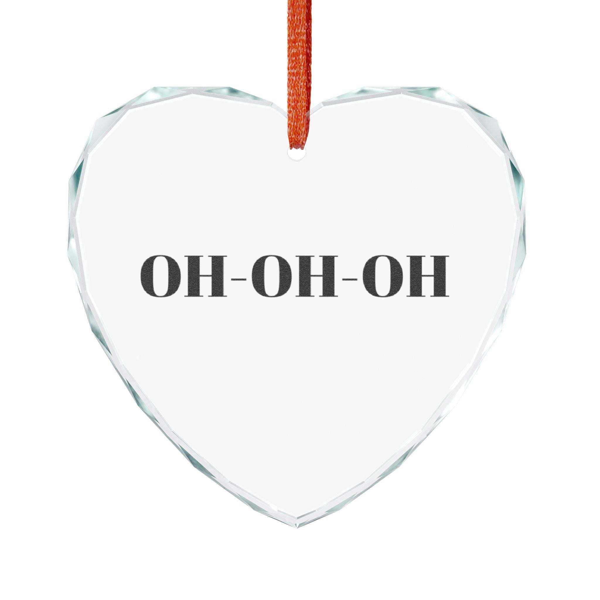 Crystal Glass Ornament, Christmas, Family and Celebration, Gift and Perfect Present, Mom and Dad Stylish Ornament